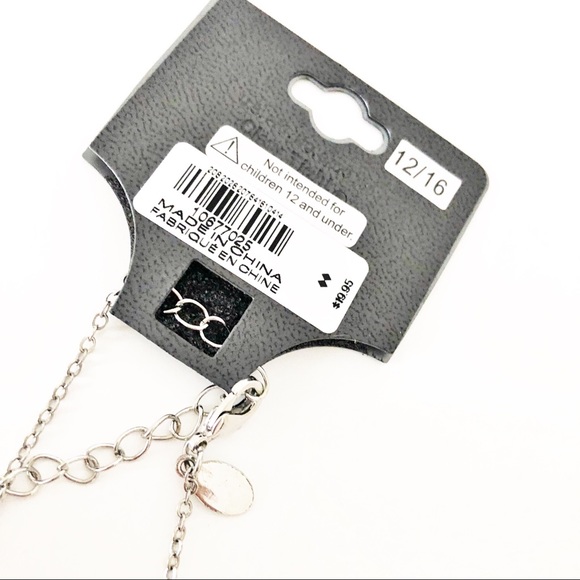 Express silver pavè bar bib necklace - Picture 3 of 6